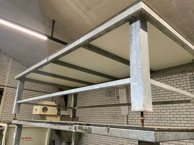 Stalen werktafel (3x) - afbeelding 4 van  4