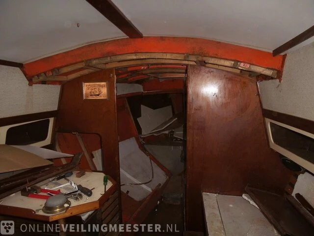 Stalen zeiljacht, waddencruiser, projectboot nynke ii ak, x, bouwjaar jaren 70 - afbeelding 12 van  23