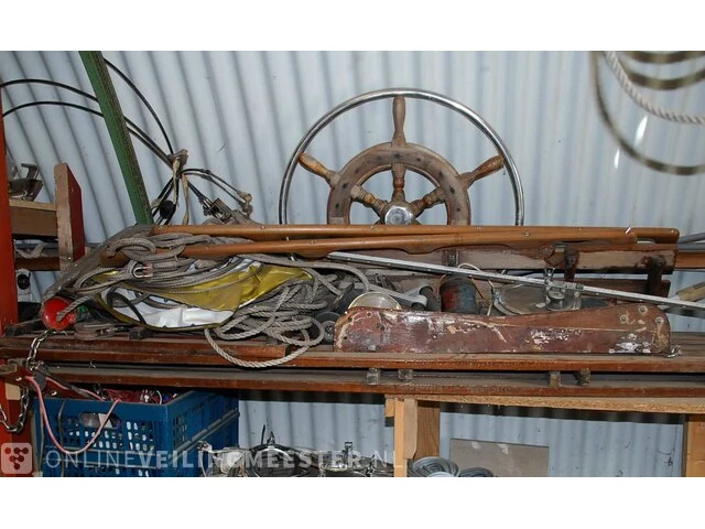 Stalen zeiljacht, waddencruiser, projectboot nynke ii ak, x, bouwjaar jaren 70 - afbeelding 22 van  23