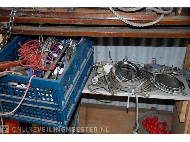 Stalen zeiljacht, waddencruiser, projectboot nynke ii ak, x, bouwjaar jaren 70 - afbeelding 23 van  23