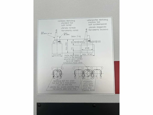 Stama - mc331 s - 5 axis machining center - afbeelding 2 van  15