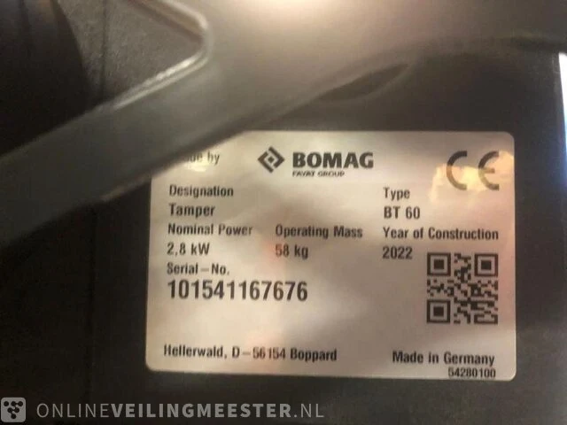 Stamper botag, bt60, bouwjaar 2022 - afbeelding 4 van  4