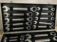 Stan werk ring ratel set 6-32 mm 22-delig - afbeelding 4 van  4