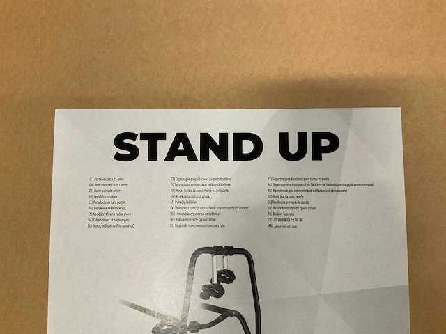 Stand up fietsendrager voor op de kofferbak - afbeelding 3 van  4
