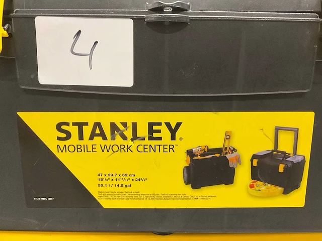 Stanley - verrijdbare gereedschapskoffer - afbeelding 3 van  5