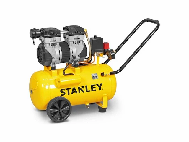 Stanley dst150/8/24 silent compressor olievrij 24l - afbeelding 1 van  2