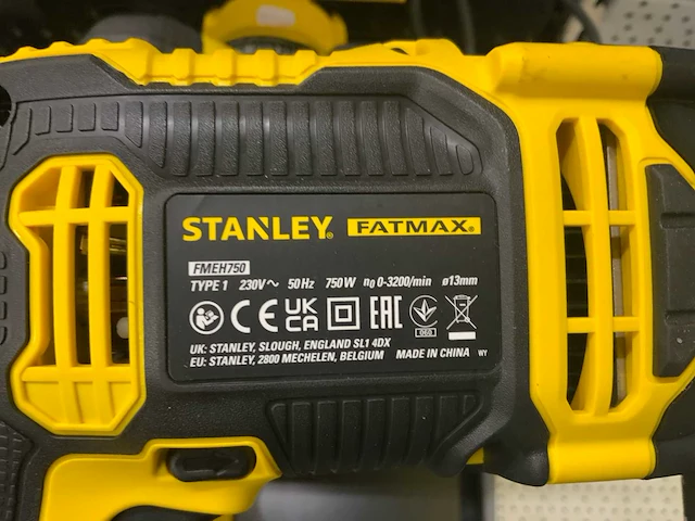 Stanley fmeh750 boormachine - afbeelding 3 van  3