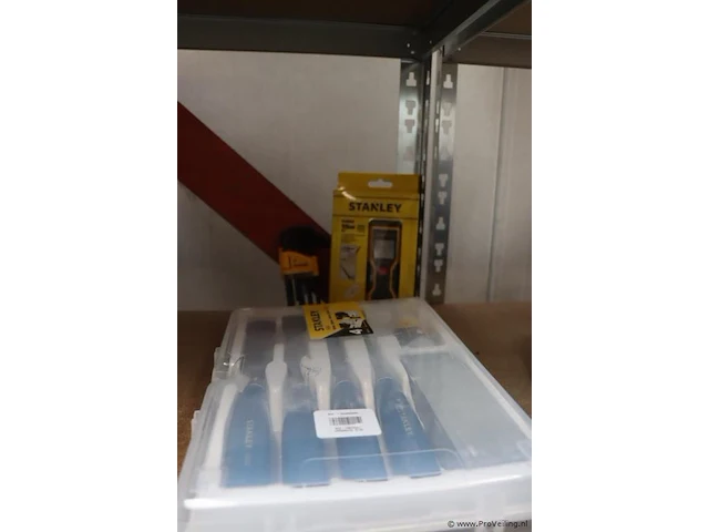 Stanley gereedschap - afstandsmeter, inbusset & houtbeitelset - afbeelding 1 van  4