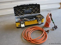 Stanley gereedschapskoffer incl. handgereedschap & soldeerbrander met slang - afbeelding 1 van  9