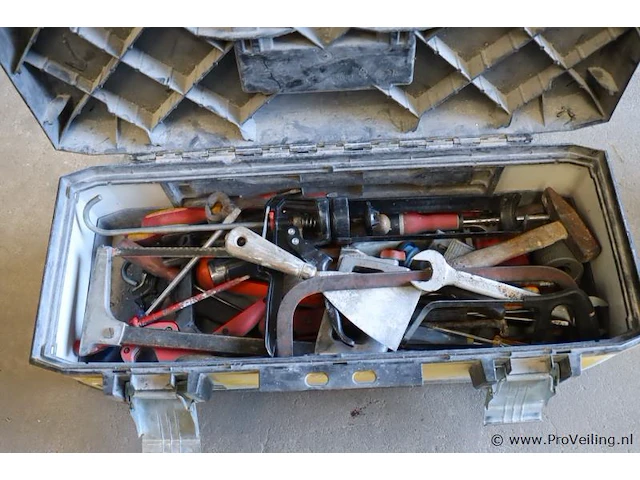 Stanley gereedschapskoffer incl. handgereedschap & soldeerbrander met slang - afbeelding 6 van  9