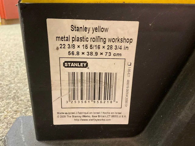 Stanley gereedschapstrolley - afbeelding 3 van  3