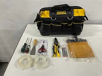 Stanley-makita-bosch - gereedschapstas inclusief diverse handgereedschap - afbeelding 1 van  4