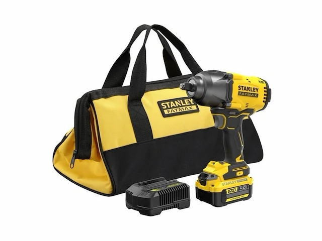 Stanley sfmcf940m1 fatmax v20 accu slagmoersleutel 1/2 949nm borstelloos 18v 4.0ah - afbeelding 1 van  1