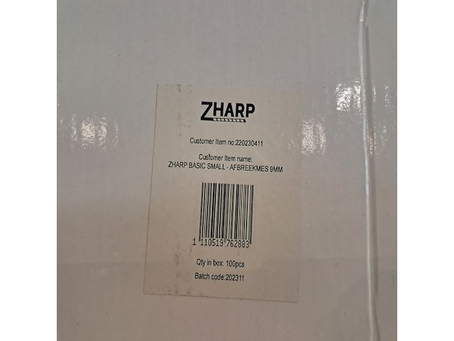 Stanleymessen en schildershandschoenen, anza / zharp, wit - afbeelding 3 van  4