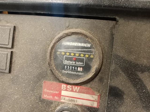 Stapelaar, jungheinrich, ejc za125, 1991 - afbeelding 12 van  12