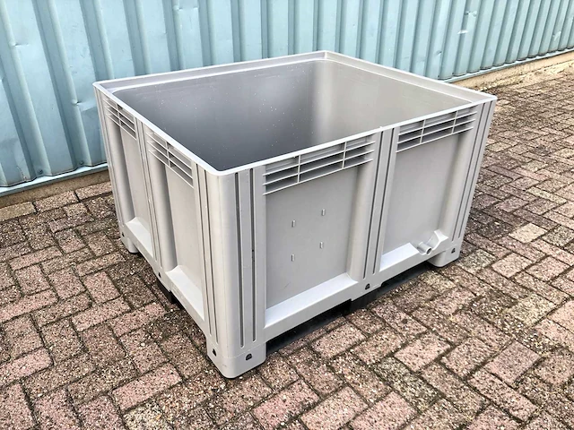 Stapelbak 120 x 100 x 76,5 cm. incl sleden - afbeelding 1 van  9