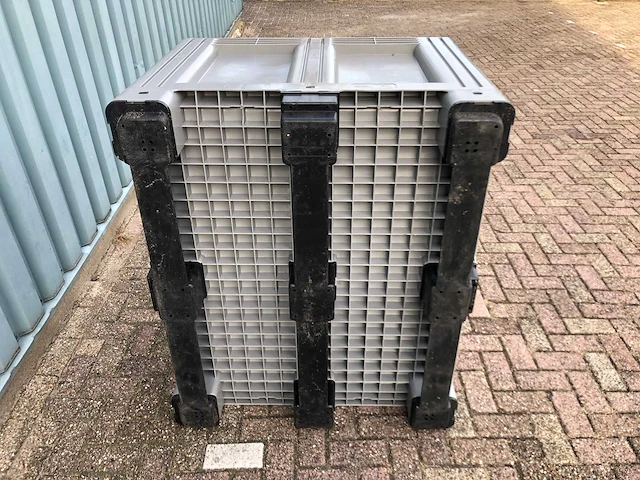 Stapelbak 120 x 100 x 76,5 cm. incl sleden - afbeelding 4 van  9