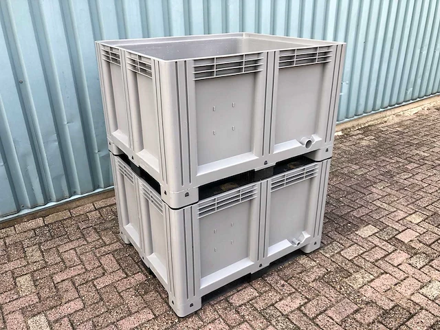Stapelbak 120 x 100 x 76,5 cm. incl sleden - afbeelding 6 van  9