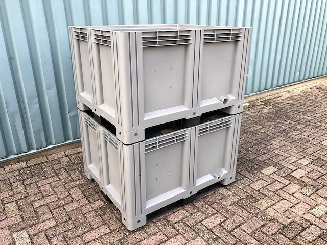 Stapelbak 120 x 100 x 76,5 cm. incl sleden - afbeelding 7 van  9