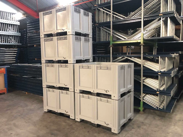 Stapelbak 120 x 100 x 76,5 cm. incl sleden - afbeelding 8 van  9