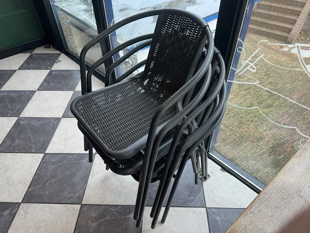 Stapelbare terrasstoel (8x) - afbeelding 2 van  6