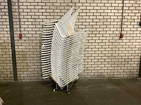 Stapelbare terrasstoelen aluminium (25x) - afbeelding 7 van  8