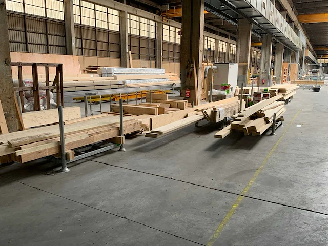 Stapeljuk/stapelrack met inhoud hout (6x) - afbeelding 1 van  7