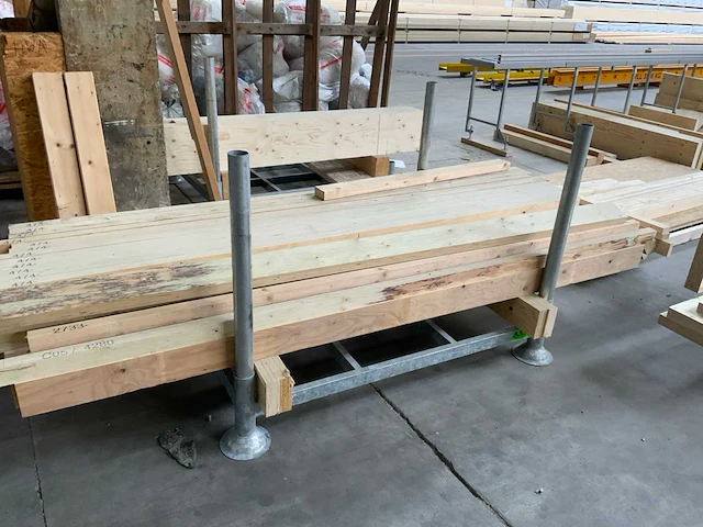Stapeljuk/stapelrack met inhoud hout (6x) - afbeelding 2 van  7