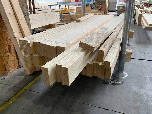 Stapeljuk/stapelrack met inhoud hout (6x) - afbeelding 3 van  7