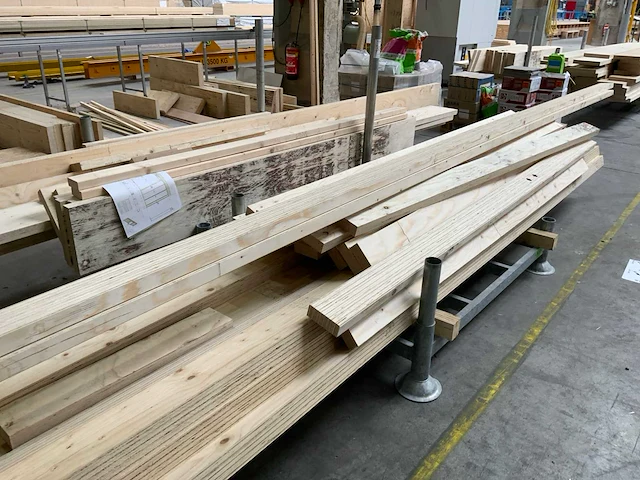 Stapeljuk/stapelrack met inhoud hout (6x) - afbeelding 5 van  7