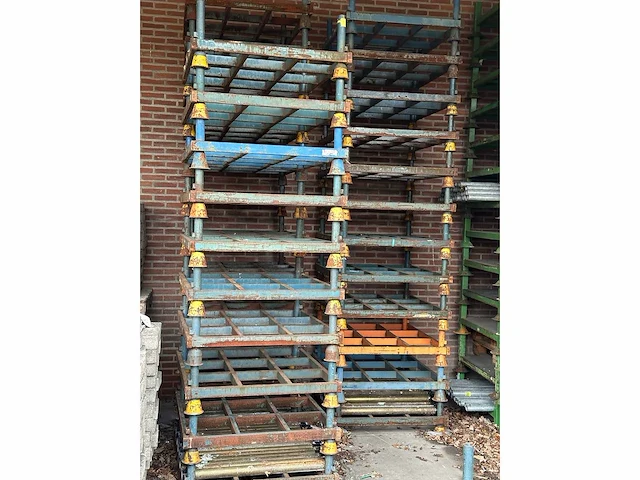 Stapelrack / stapelbok 140x103x35 cm (6x) - afbeelding 4 van  4