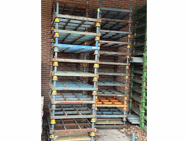 Stapelrack / stapelbok 140x103x35 cm (6x) - afbeelding 1 van  4