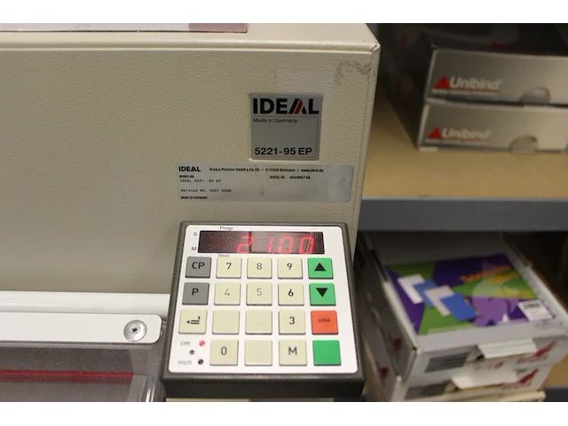 Stapelsnijder ideal. type 522-95 ep. a3+ - afbeelding 3 van  4