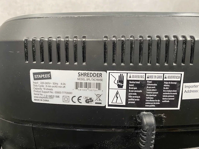 Staples - papiervernietiger - afbeelding 5 van  5