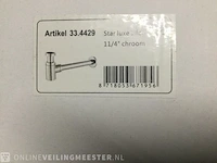 Star luxe sifon laag wb, 334429, chroom - afbeelding 2 van  3