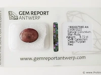 Star ruby 8.72ct gra certified - afbeelding 2 van  4