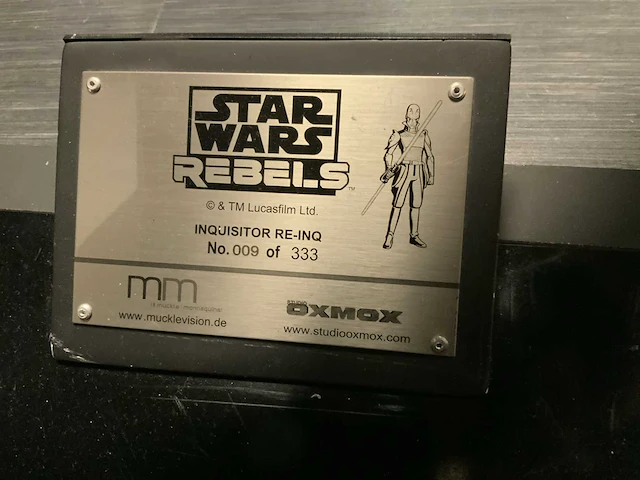 Star wars inquisitor re-inq 009/333 limited edition decorfiguur - afbeelding 16 van  19