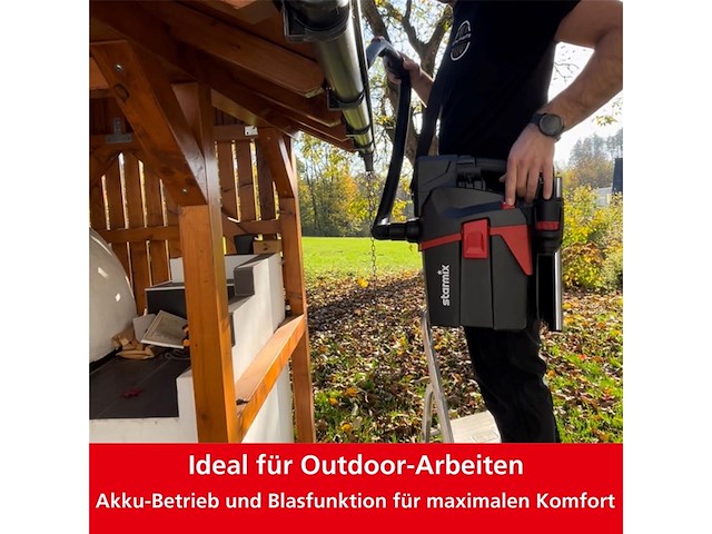 Starmix accu stofzuiger smart l 18v zonder accu & lader zwart - afbeelding 2 van  6