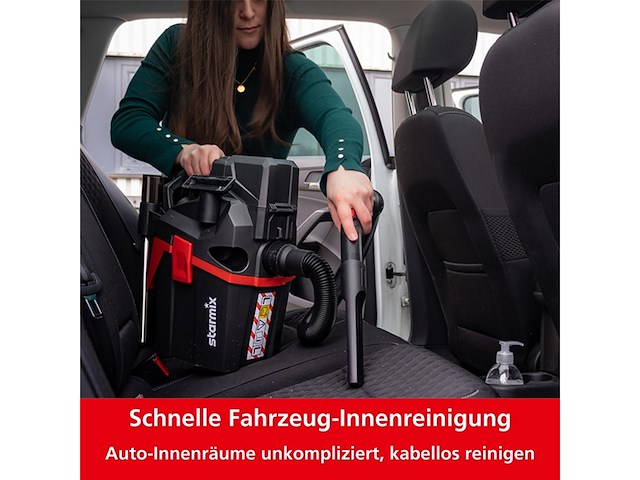 Starmix accu stofzuiger smart l 18v zonder accu & lader zwart - afbeelding 3 van  6