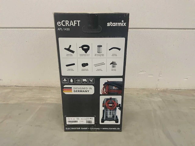Starmix ecraft apl-1430 stof-/waterzuiger - afbeelding 2 van  6
