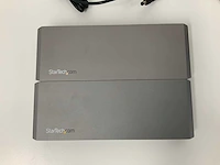Startech thunderbolt 3 dual-4k laptop docking station mac en windows tb3 dock voor macbook pro (2x) - afbeelding 2 van  5
