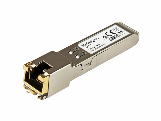 Startech.com gbic sfpmodule compatibel met cisco glct transceiver 1000baset set van 10 - afbeelding 1 van  2