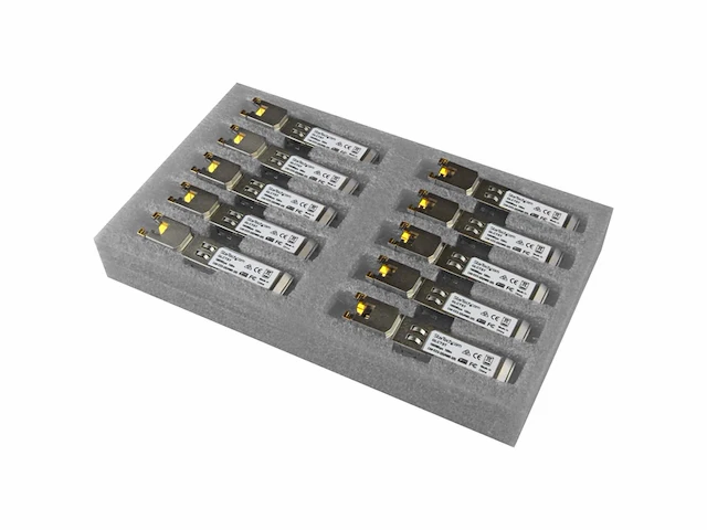 Startech.com gbic sfpmodule compatibel met cisco glct transceiver 1000baset set van 10 - afbeelding 2 van  2