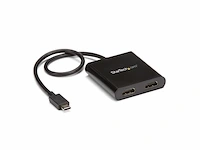 Startech.com usbc naar hdmi multimonitor splitter 2-poorts mst hub - afbeelding 1 van  4