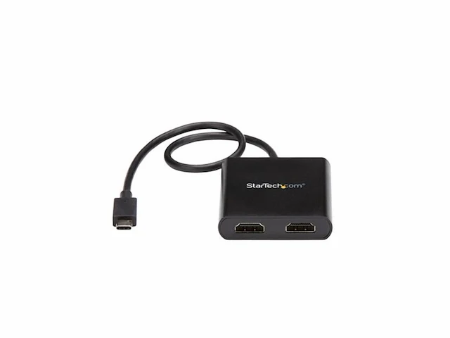 Startech.com usbc naar hdmi multimonitor splitter 2-poorts mst hub - afbeelding 3 van  4