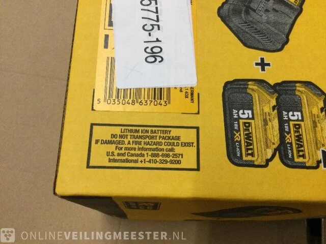 Startersset, de walt dcb115p2 - afbeelding 3 van  3