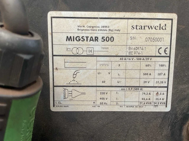 Starweld migstar 600 lasapparaat - afbeelding 12 van  12