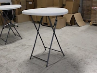 Statafel 110 cm hoog en 80 cm doorsnede. - afbeelding 1 van  2
