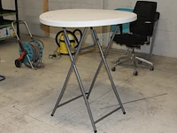 Statafel 110 cm hoog en 80 cm doorsnede. - afbeelding 1 van  2