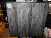 Statafel. afmeting 80 x 80 x 143 cm. - afbeelding 2 van  3